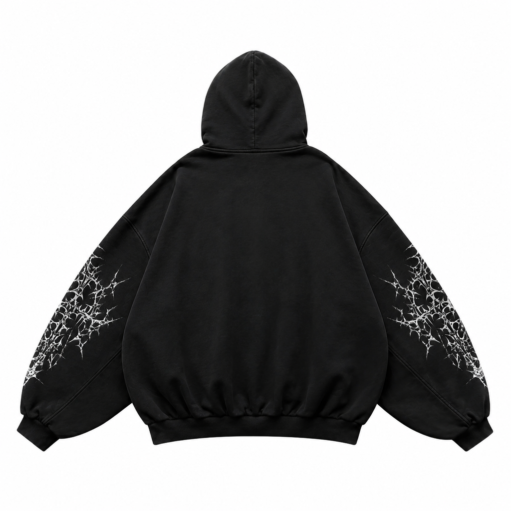 Noctra Forsaken Angel Oversized Hoodie