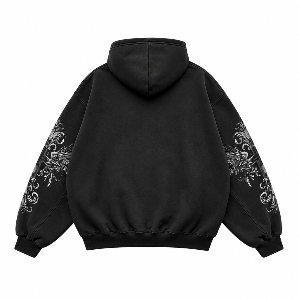 Noctra Twin Seraph Oversized Hoodie