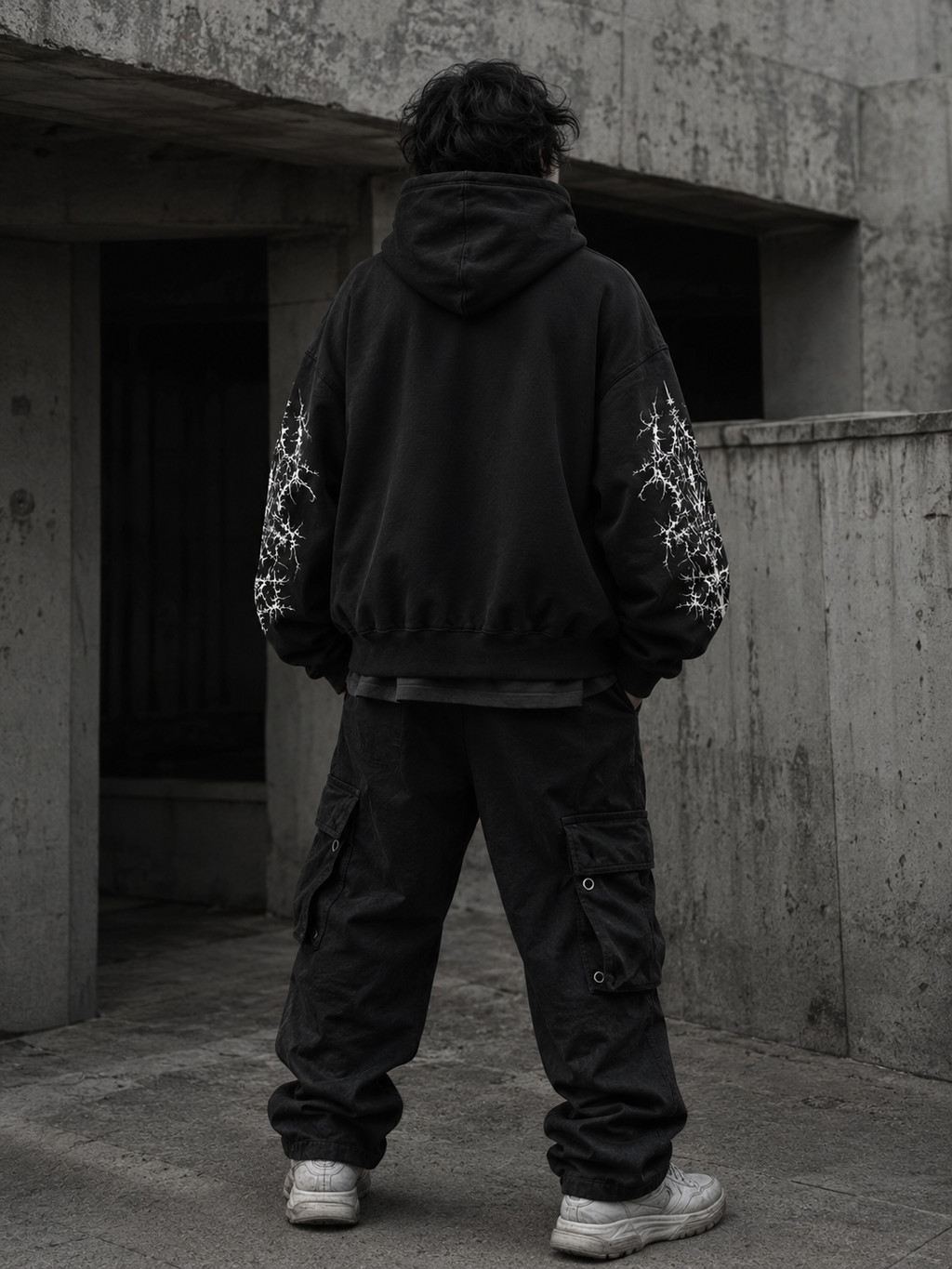 Noctra Fallen Seraph Oversized Hoodie