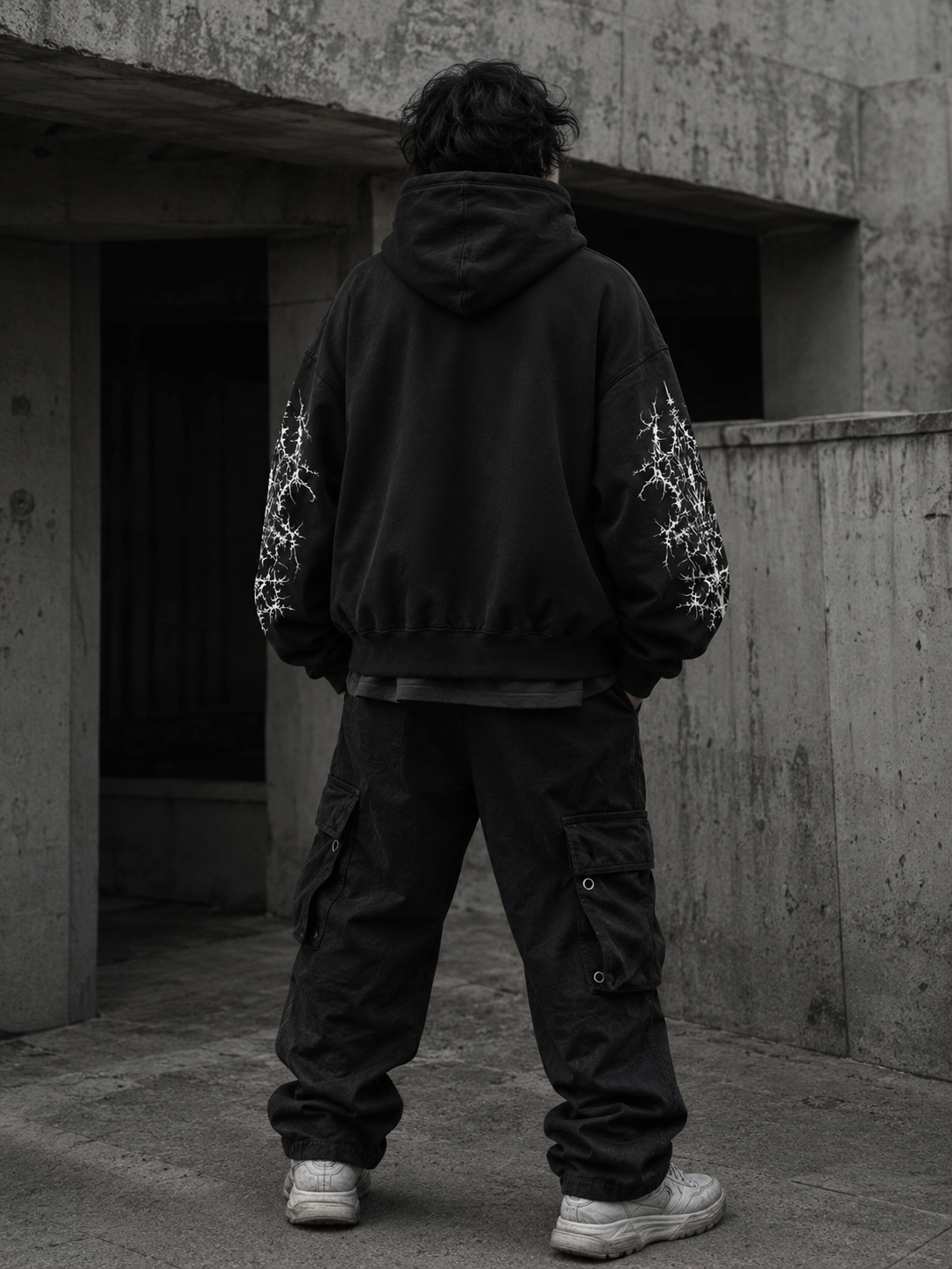 Noctra Fallen Seraph Oversized Hoodie