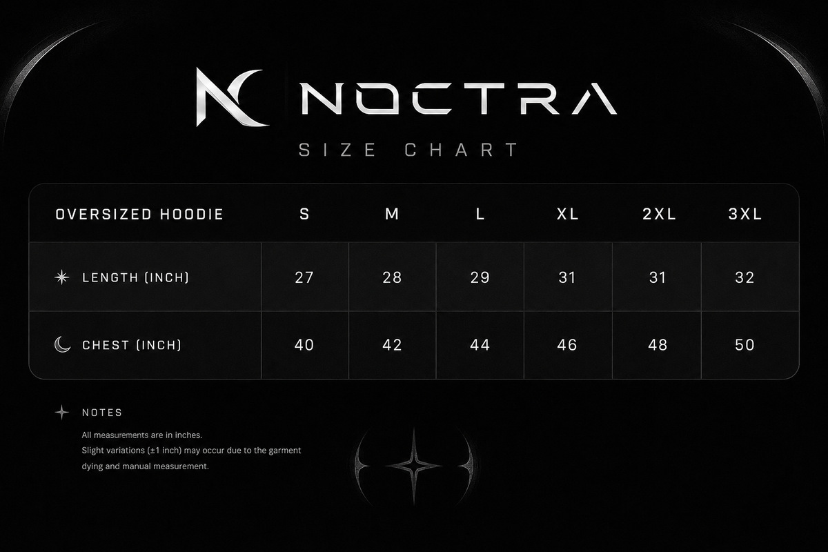 Noctra Crimson Eclipse Oversized Hoodie