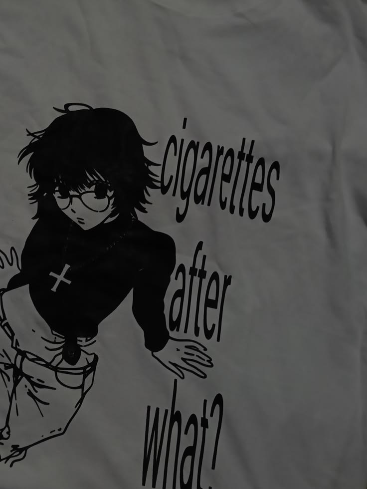 Cigarettes After What? Oversized Graphic T-Shirt