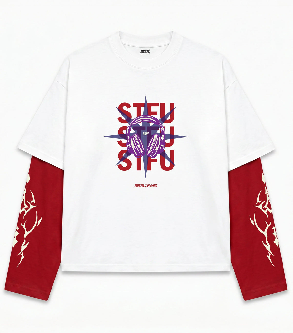 Eminem STFU Sessions Doctor Sleeves Oversized T-Shirt