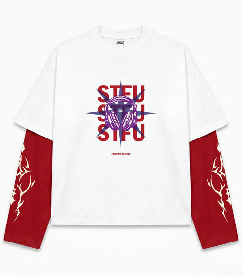 Eminem STFU Sessions Doctor Sleeves Oversized T-Shirt