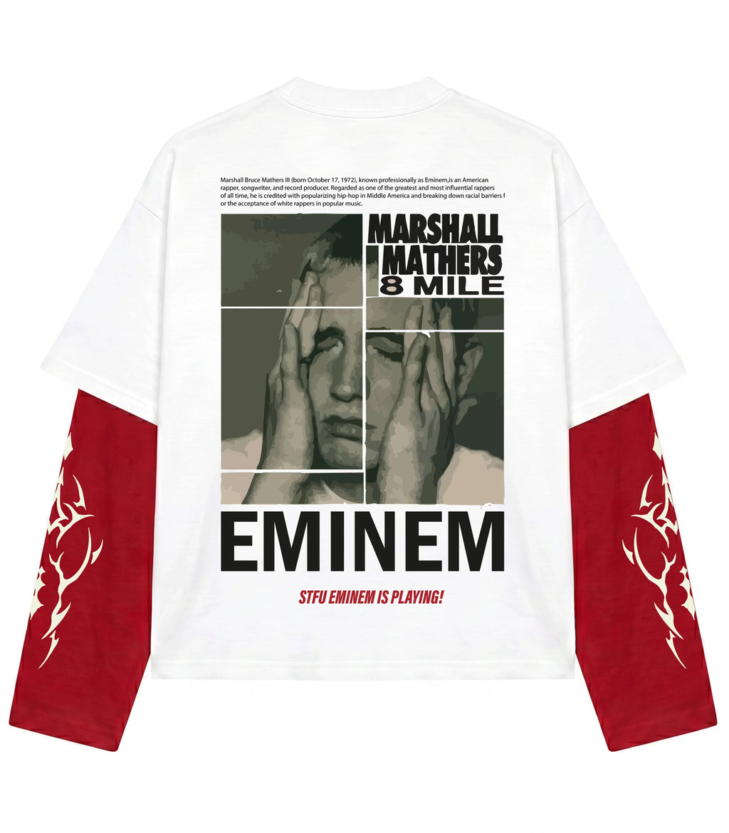 Eminem STFU Sessions Doctor Sleeves Oversized T-Shirt