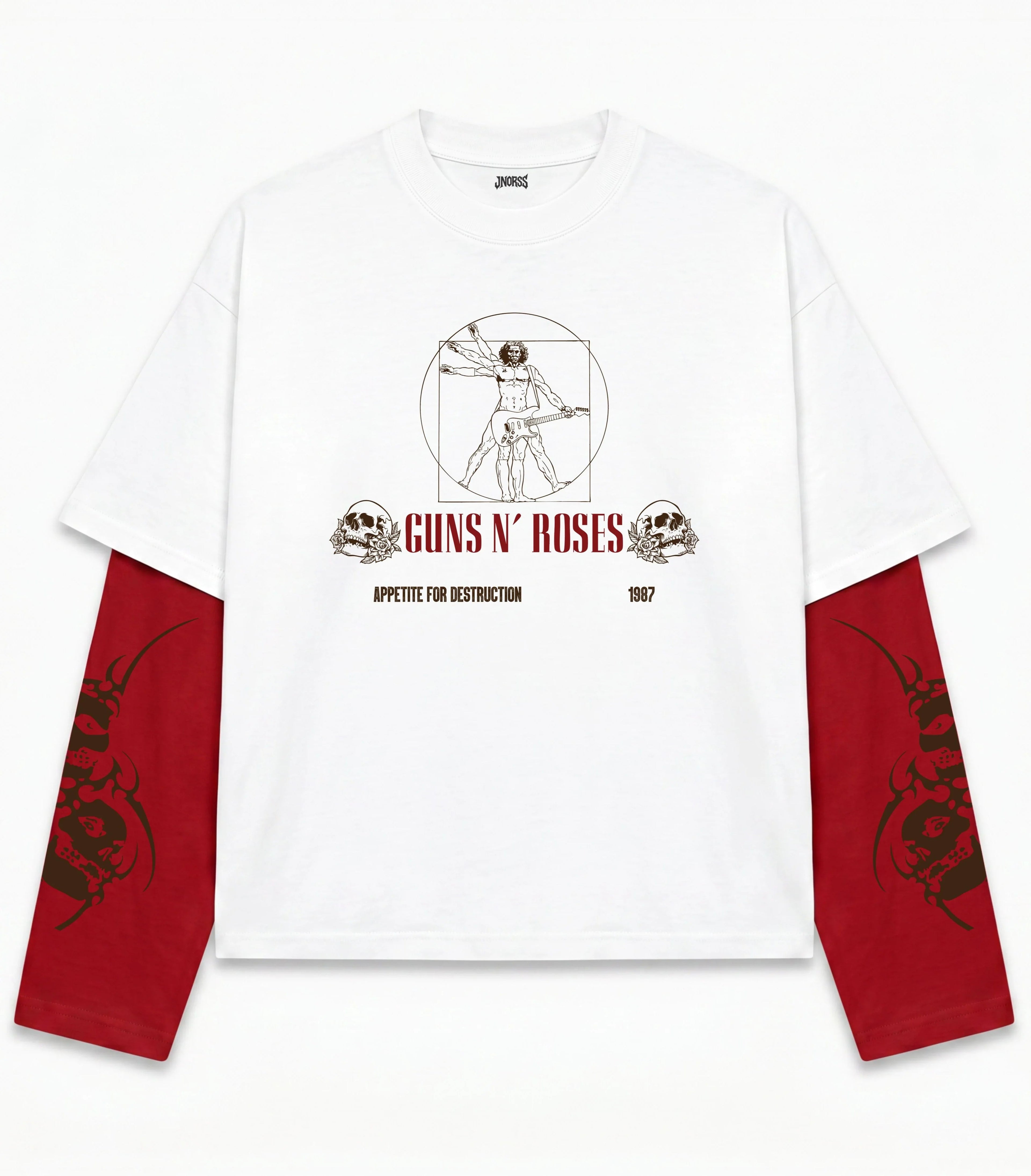 Guns N’ Roses Sweet Destruction Doctor Sleeves Oversized T-Shirt