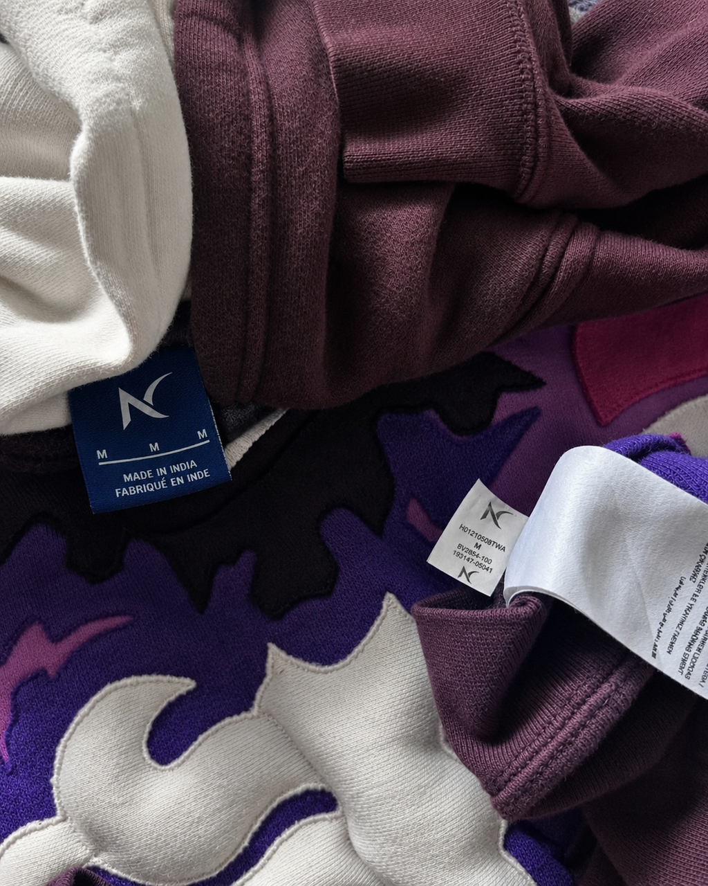 Noctra Violet Rift Oversized Hoodie