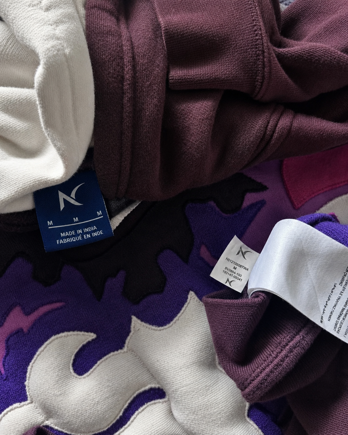 Noctra Violet Rift Oversized Hoodie