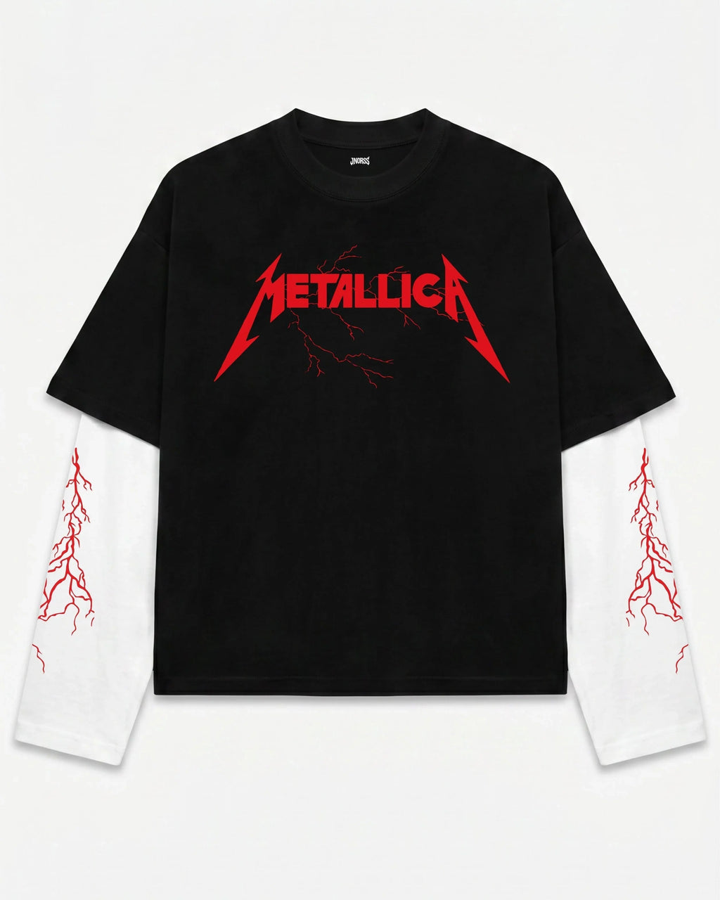Metallica Doctor Sleeves Oversized T-Shirt