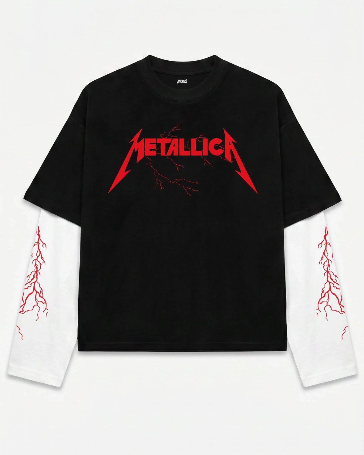 Metallica Doctor Sleeves Oversized T-Shirt