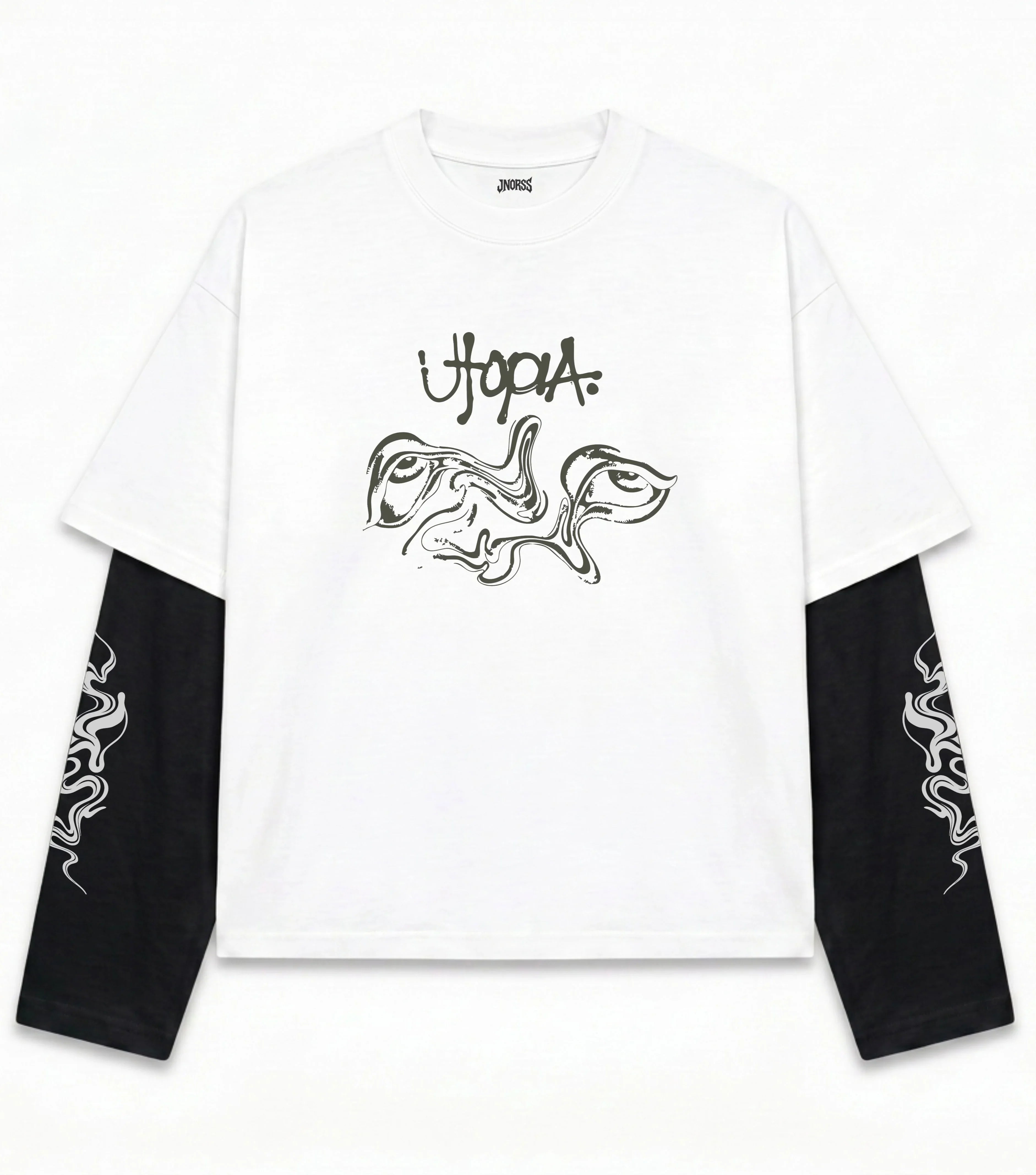 Travis Scott Utopia Chaos Doctor Sleeves Oversized T-Shirt