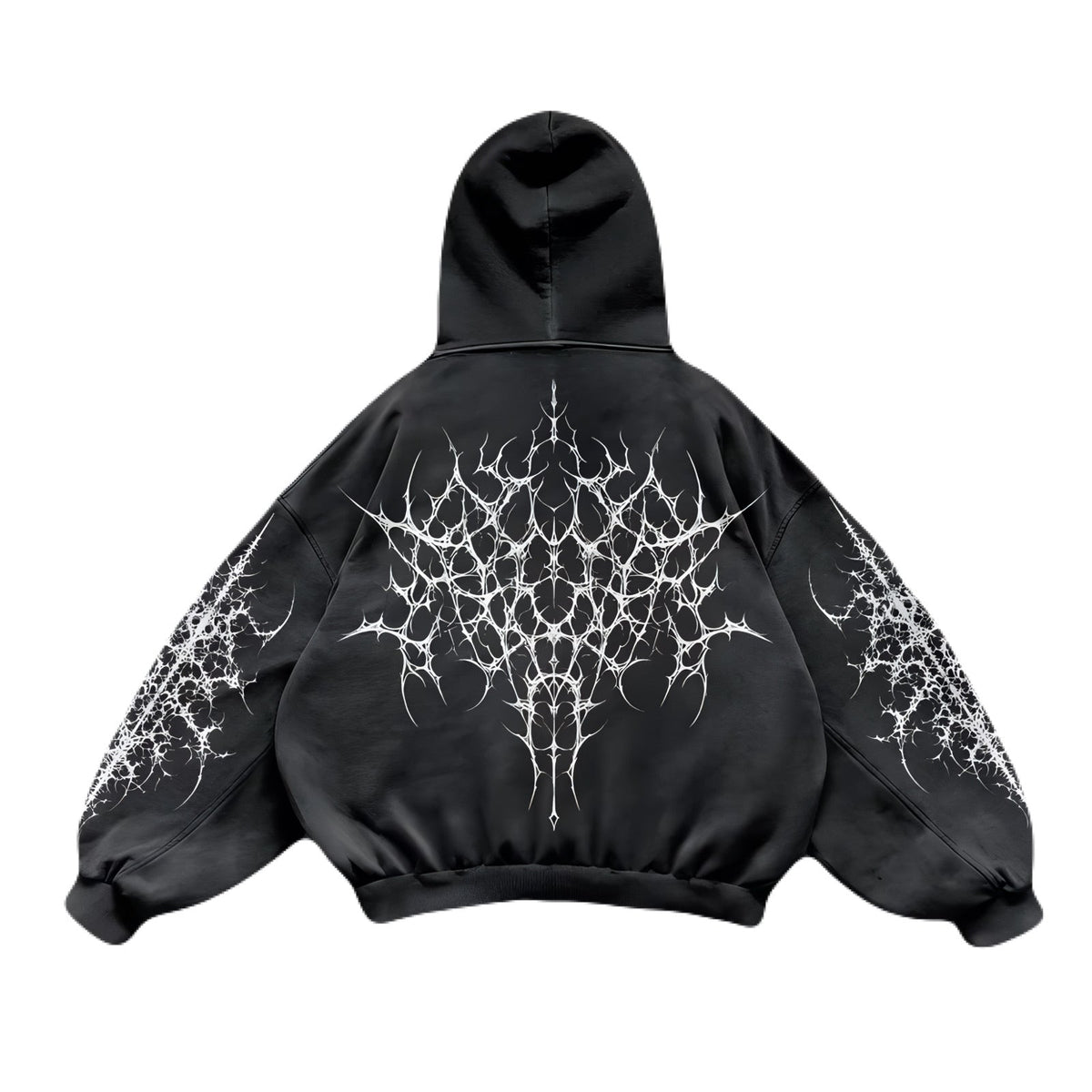Noctra Black Ritual Oversized Hoodie