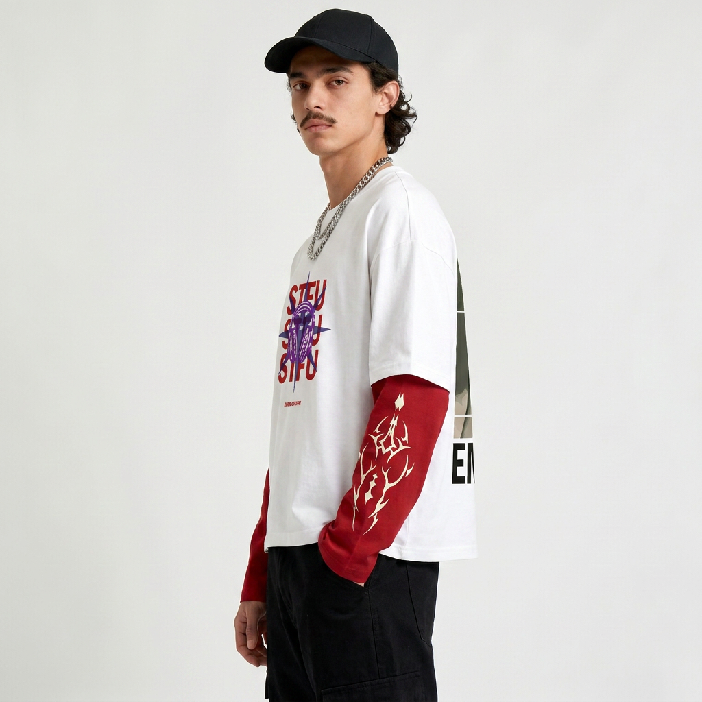 Eminem STFU Sessions Doctor Sleeves Oversized T-Shirt