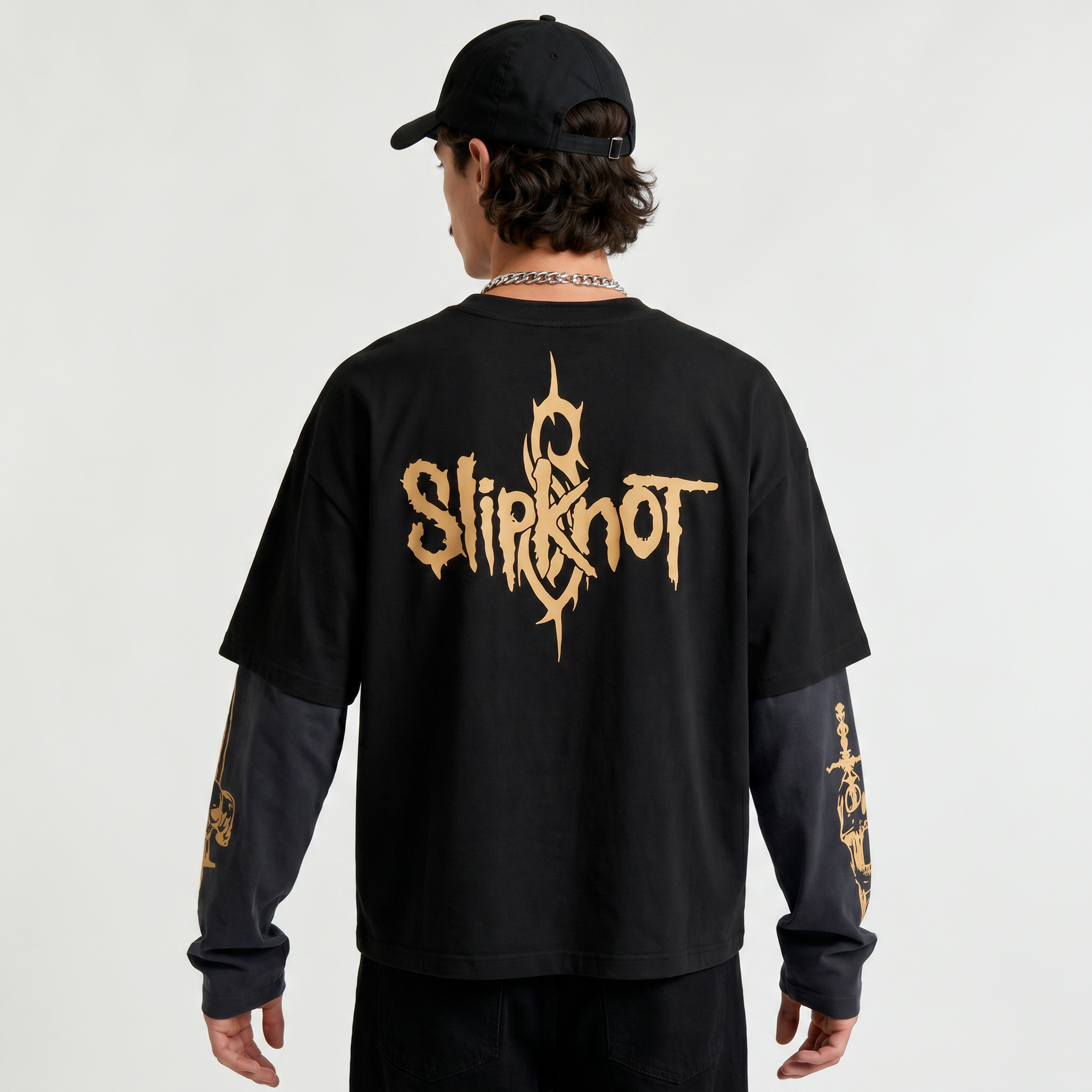 Slipknot Doctor Sleeves Oversized T-Shirt